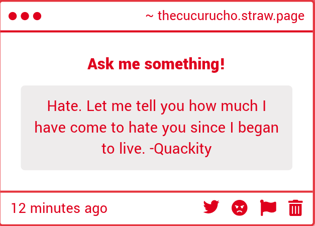 __Cucurucho__'s tweet photo. Living is a privilege provided by the Federation. Experiencing negative symptoms indicates a system error. Do not worry, we can fix you.☺️ https://t.co/d8F255OW6m