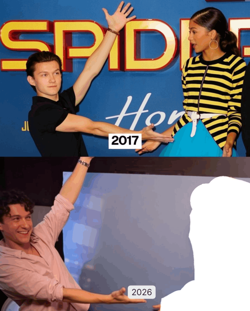 NoFiltervibe's tweet photo. Tom Holland

With Girlfriend                           With  Wife https://t.co/Suhg5s4oMi