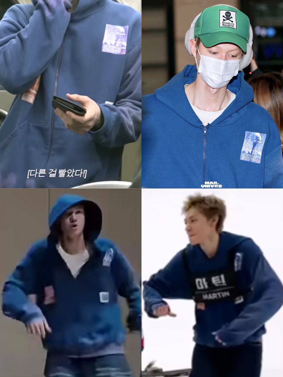 martinzhi_'s tweet photo. Martin gave the GreenGreen album and his blue hoodie signed by Martin with his skull 💀 symbol to Choi Wonyoung Sunbaenim

That blue hoodie is full of memories :( Martin must have thought carefully before giving it away. Hnnggg my sweet lil bro you're so kind

#MARTIN #마틴 https://t.co/2uclE1Pljk