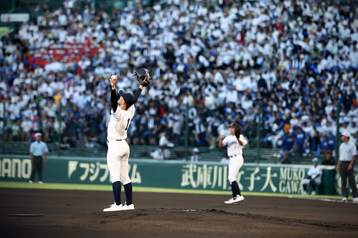 Y619Kajiya's tweet photo. 【全国高校野球選手権大会】
2026.8.6 聖隷クリストファー vs 佐野日大

投球前に呼吸を整える 聖隷クリストファー･高部陸投手

#甲子園 #聖隷クリストファー #高部陸 https://t.co/rRcz3IrNAr