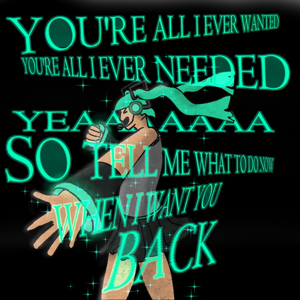 NelomMelon's tweet photo. Blorb: Hatsune Miku NSYNC https://t.co/OOgCBzmkFx