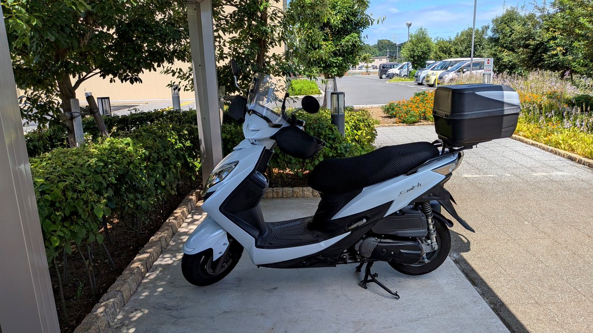 SWISHGIXXER's tweet photo. スウィッシュリミテッドで
埼玉縄文カード集め🛵💨
新座市立歴史民俗資料館へ
写真だと何だか分からなかったけど
イノシシでした😅🐗
これで10枚集まった！
今日の気温は30℃予報なのに結構暑かった💦
結果的に最高34℃まで上がったみたい😅 https://t.co/T7N1xLJmWV