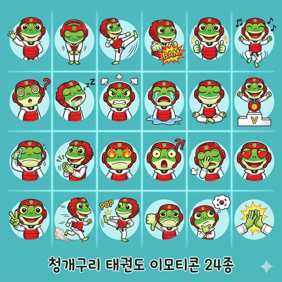 boridesign's tweet photo. 청개구리 태권도 기획과 이모티콘 24종 제작하다

https://t.co/Fo4njj9ggV

#청개구리  #태권도 #양서류 #이모티콘제작 https://t.co/9NcxR1IaOW