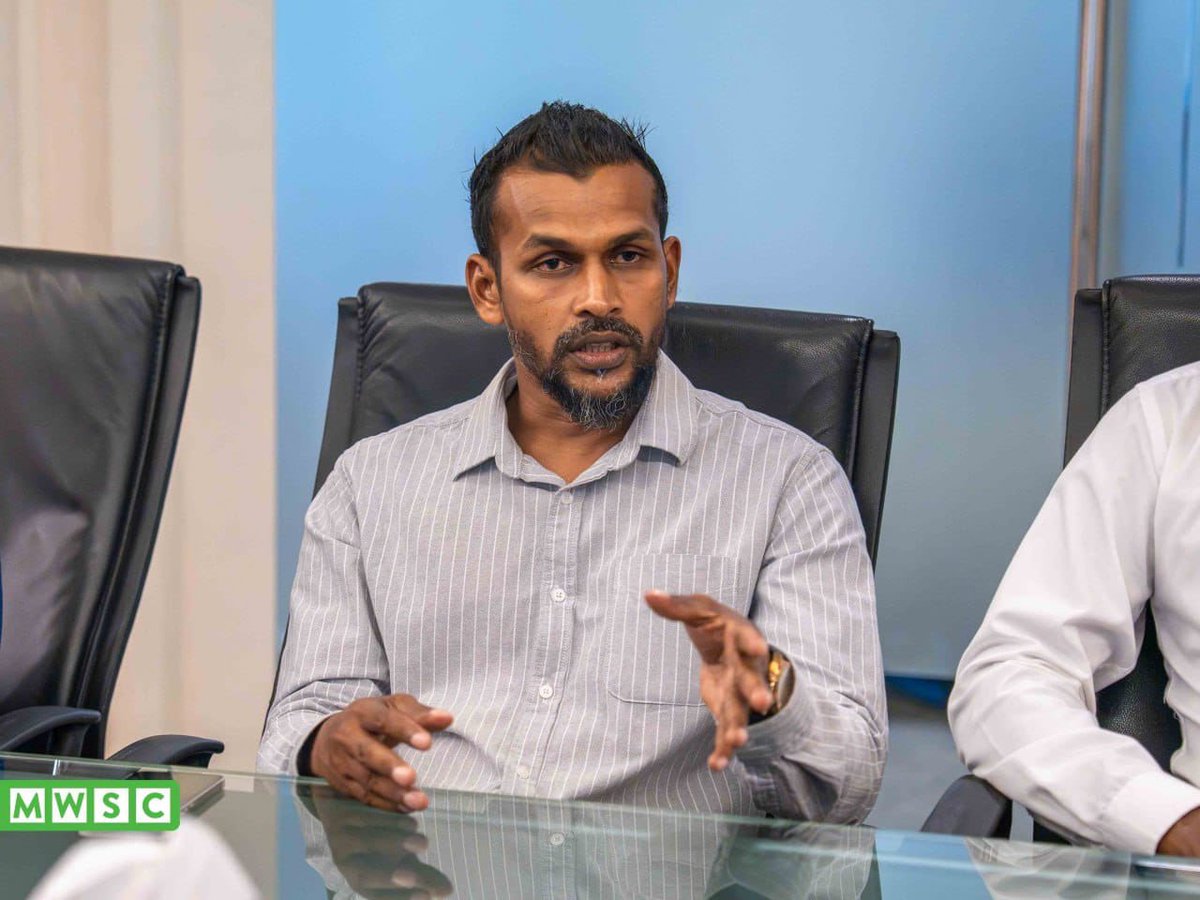 MWSC_Official's tweet photo. Deputy Managing Director Abdul Salam Mohamed and the management team met with the council members of B. Kihaadhoo.

The meeting focused on reviewing the progress of ongoing projects and discussing ways to accelerate their implementation to better serve the community.

#TeamMWSC https://t.co/sxUFHYLrnx