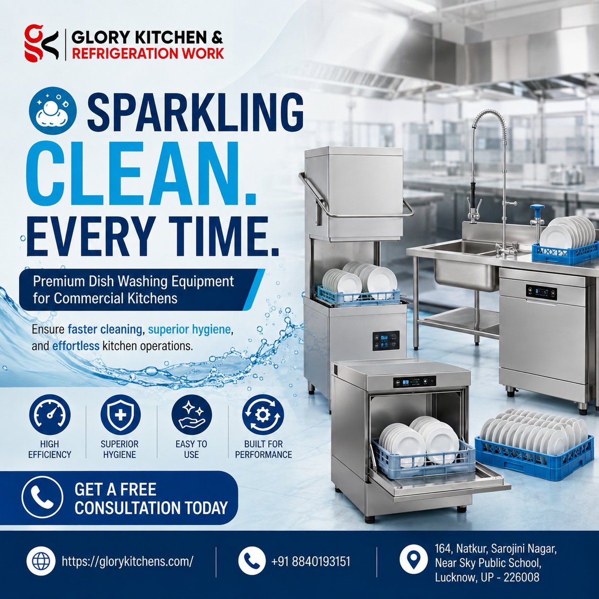 glorykitchen_'s tweet photo. ✨ Sparkling Clean. Every Time.

Upgrade your commercial kitchen with premium Dish Washing Equipment built for:

✅ Faster Cleaning
✅ Superior Hygiene
✅ Easy Operation
✅ Reliable Performance

🌐 https://t.co/WbU4gZHAJY
#CommercialKitchen #Dishwasher #RestaurantEquipment https://t.co/YX8DUw6HHe