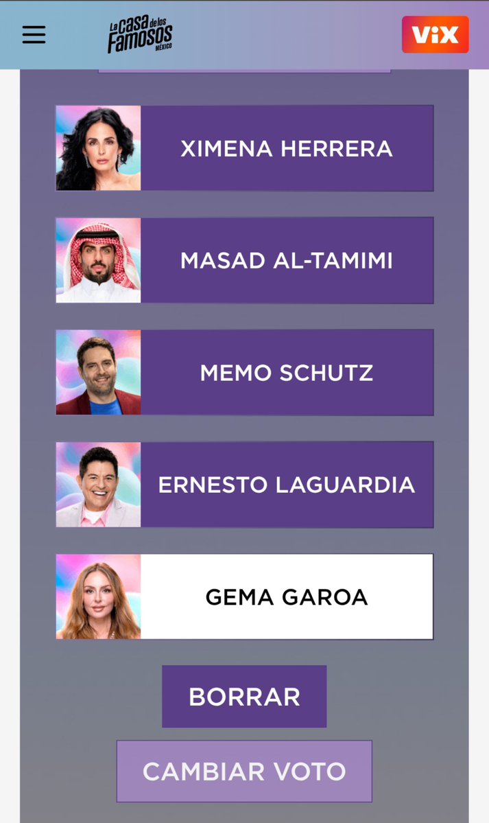 MisterXXII's tweet photo. Mis 10 votos Diarios serán para Gema ❤️

#LaCasaDeLosFamososMx https://t.co/jPnEMzuZ6c