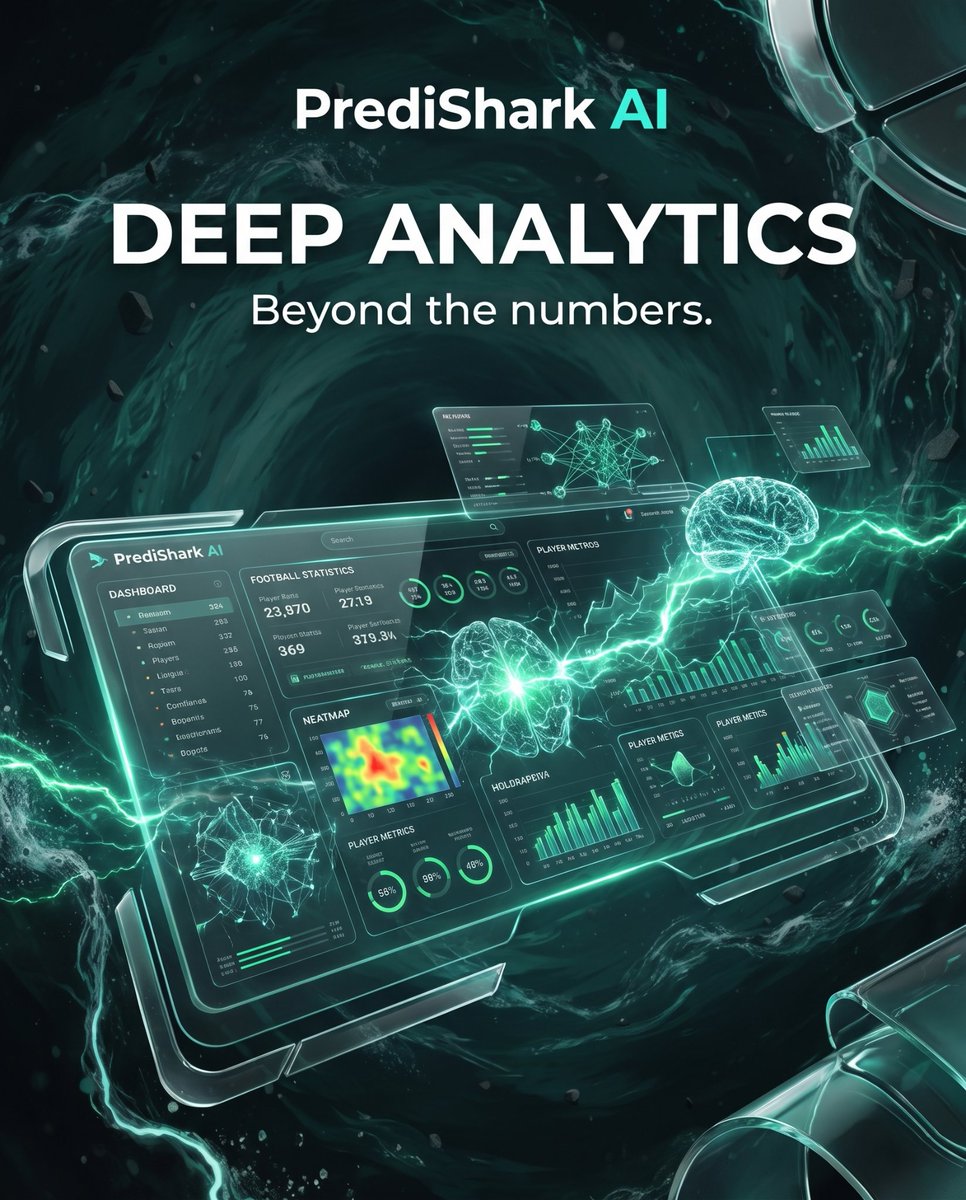 crypticshaun's tweet photo. The smartest plays come from the smartest data. PrediShark AI is building the future of football predictions. π¦π @PrediSharkAI
#PrediSharkAI #Crypto #FootballAI #AI #LFG https://t.co/mXf5POJhUF