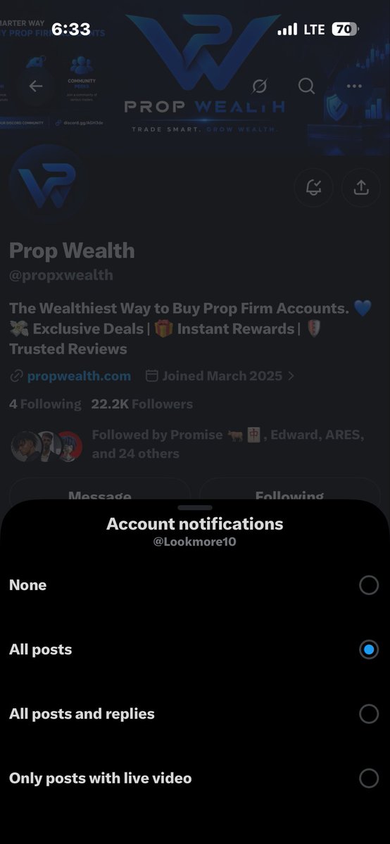 Lookmore10's tweet photo. @propxwealth Active 🔥 https://t.co/QAZpppUQSG