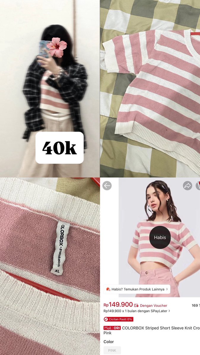 redravene's tweet photo. open preloved crop top colorbox 👉🏻👈🏻 https://t.co/6x6rw8Rbdr