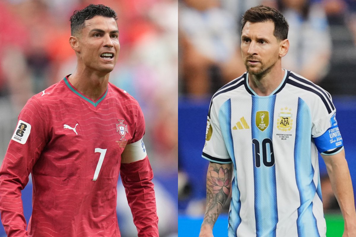 MurciaConLimon's tweet photo. Se hace oficial los controles de dopaje desde enero de 2023 hasta la actualidad que han soportado Cristiano Ronaldo y Messi, y es un escándalo:

Cristiano Ronaldo: 14
Lionel Messi: 0 https://t.co/31ITDinH3N
