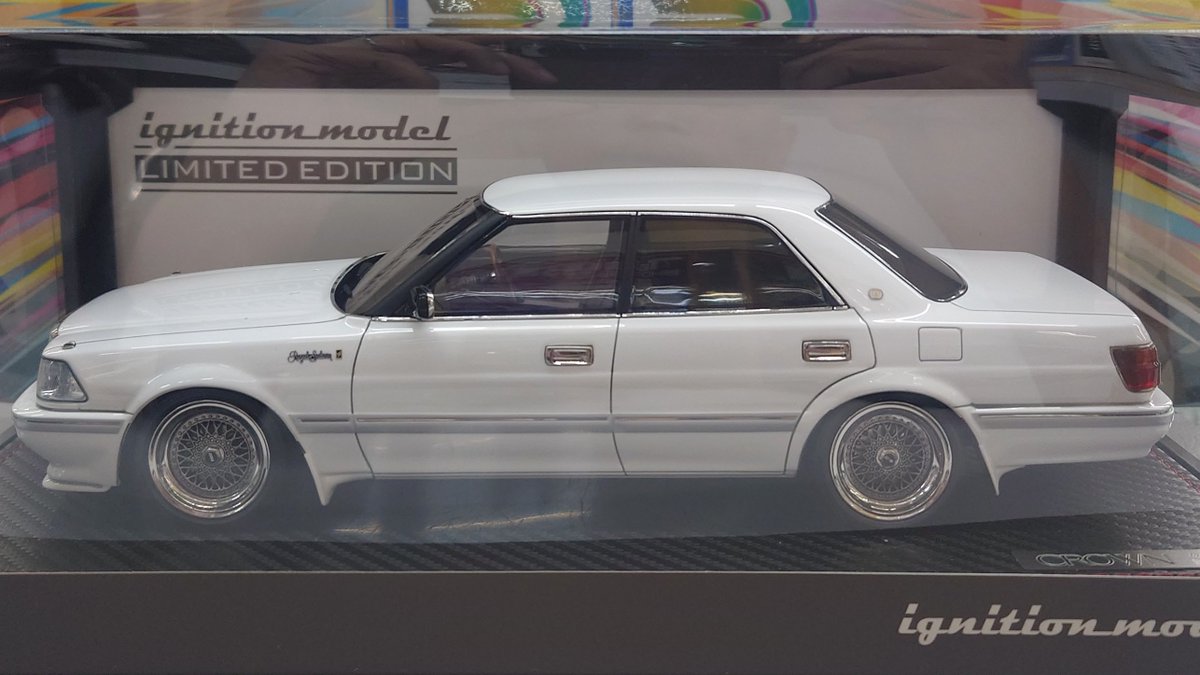 tamtamsagami's tweet photo. 【ミニカー | #ignitionmodel】新作入荷!
1/18 IGオンラインショップ限定モデル
・FUJITSU TEN TOM'S COROLLA #36 1991 JTC
With Mr. Sekiya
¥57,200税込
・TOYOTA CROWN Royal Saloon G 130
¥55,000税込
関谷氏のフィギュアは
3Dスキャン&ハンドメイド仕上げです!
#タムタム相模原店😃 https://t.co/tygGnKQEyh