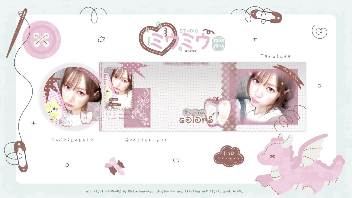 miumiuartsy's tweet photo. help retweet, thank you 💘

hallo ⊃⩊֊♡ miu ada 1 (satu) template layout yang siap kalian ospek :3 kalau sudah aman template ini bisa kalian angkut sekarang juga >< 

price template: 125k
file: ipv

model ian yeon carmen wonhee ufs 10k/ea *retext only nick

tag;: #bealanja https://t.co/z80V9c3NeG