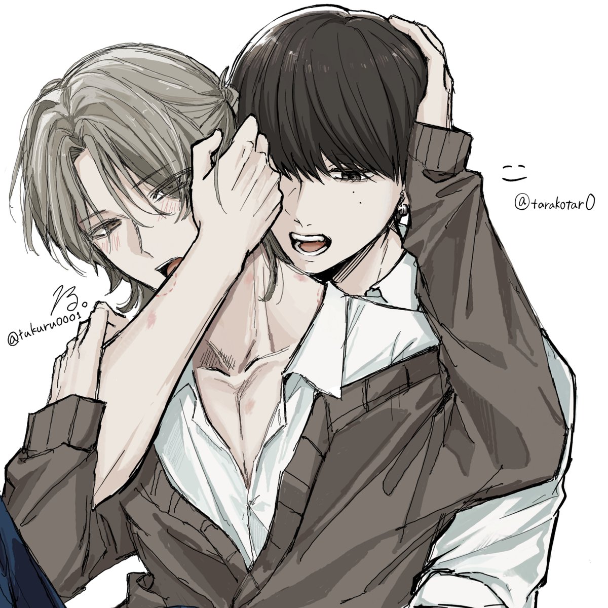 tukuru0001's tweet photo. こたちゃん@tarakotar0 とお久しぶりの絵チャです🥰
ハムの日なのでハムハムし合いっこしてます🫶🏻︎💕︎︎ https://t.co/GiWgHwl55y