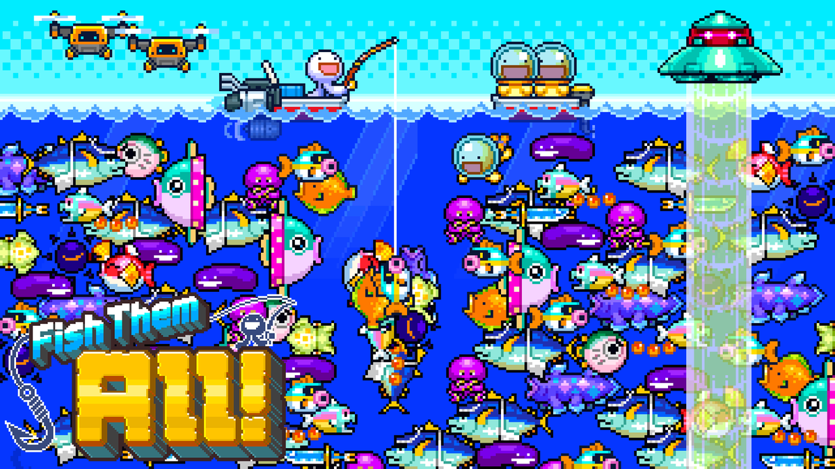FunyamorakeTw's tweet photo. 🎣 我們的新作《釣遍海裡的魚》已於 iOS/Android 正式上架!
釣魚、強化技能,再釣到更多魚——目標是釣起海中全部 1,000 萬條魚!🐟
享受數字不斷膨脹的爽快感,約 2~3 小時即可玩到結尾。免費遊玩!
立即下載:
https://t.co/VFOTquVVjj
#獨立遊戲 #釣遍海裡的魚 #FishThemAll https://t.co/Q4gW7pmrjD