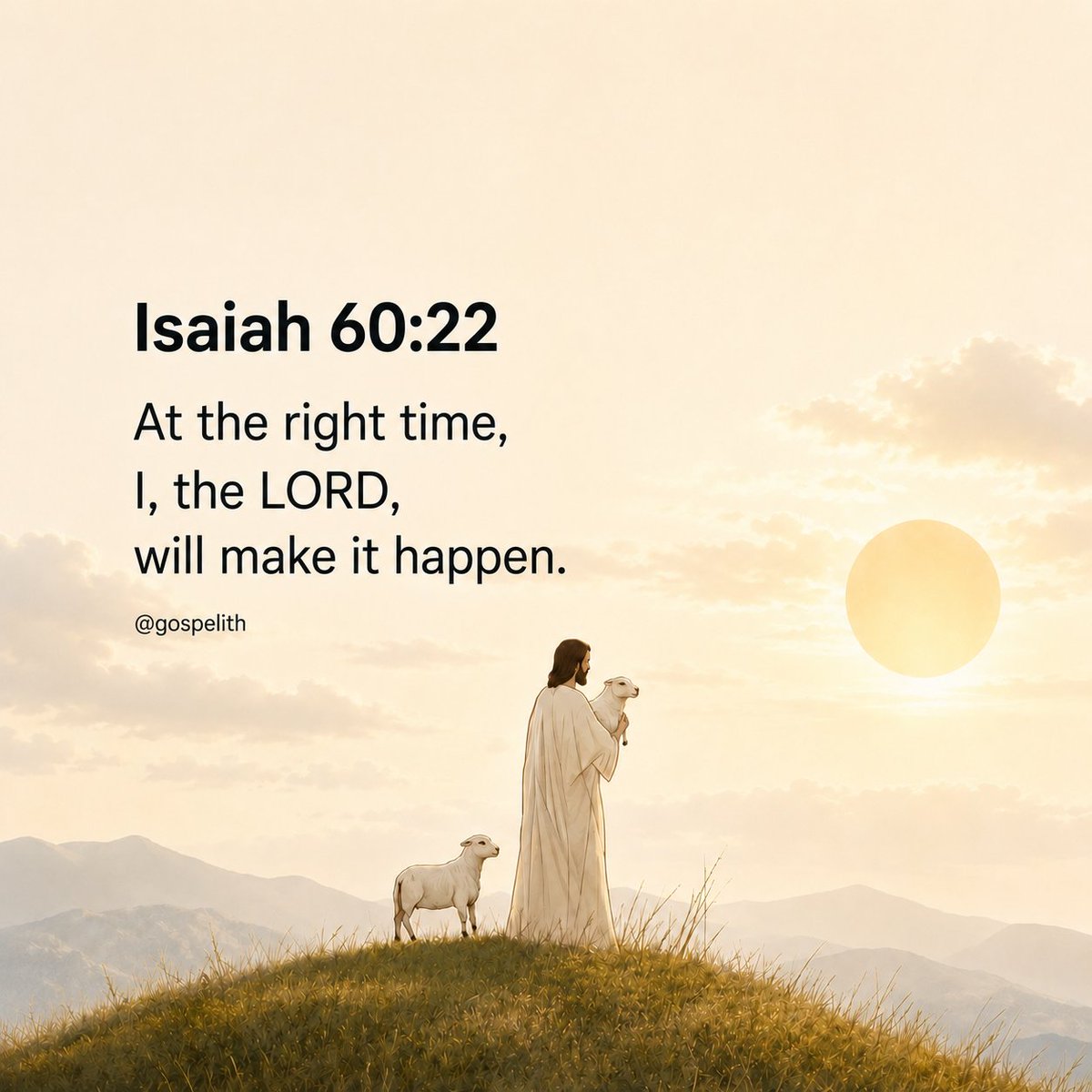 gospelith's tweet photo. Isaiah 60:22 https://t.co/7kWlB6XbrK