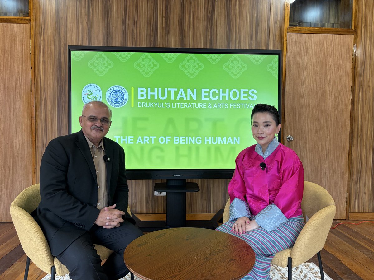 MulaMutha's tweet photo. At #BhutanEchoes speaking on ‘Empire, Memory and Nationhood’. https://t.co/0563JoN5KU
