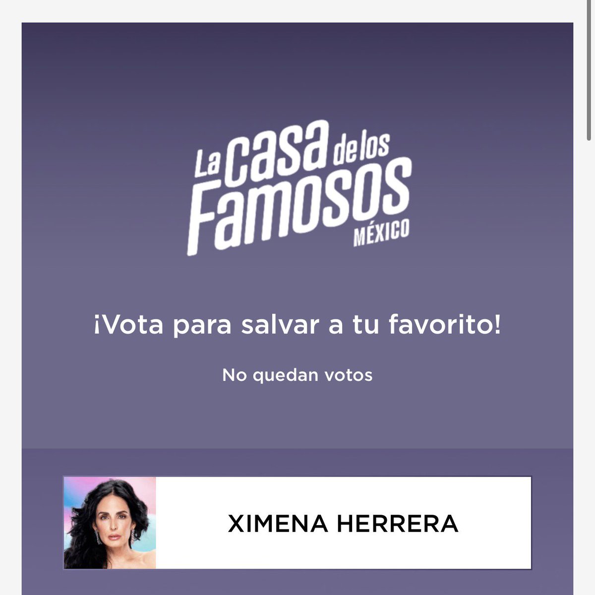 blackjim7's tweet photo. 50 votos Ximena! 😌🌼

#LaCasaDeLosFamososMx
#TeamSkincare
#TeamDivinas https://t.co/4XG6oomufC