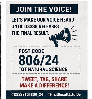 krishan_ga43706's tweet photo. @CMODelhi @PMOIndia @narendramodi @HMOIndia @AmitShah Release natural science 806/24 final result...@dsssbofficial @gupta_rekha @CMODelhi @lg https://t.co/6YYAyMTElZ