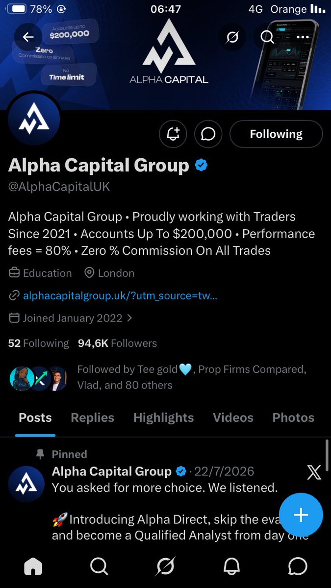 Benalilou24's tweet photo. @Adam_Aabaad @Abdul_Hameed17 @AlphaCapitalUK @AlphaStats1 @Flex_Fx01 
Done ✅

And alpha is my favorite futures company I hope to win and work with them. https://t.co/zId1fwWTnT