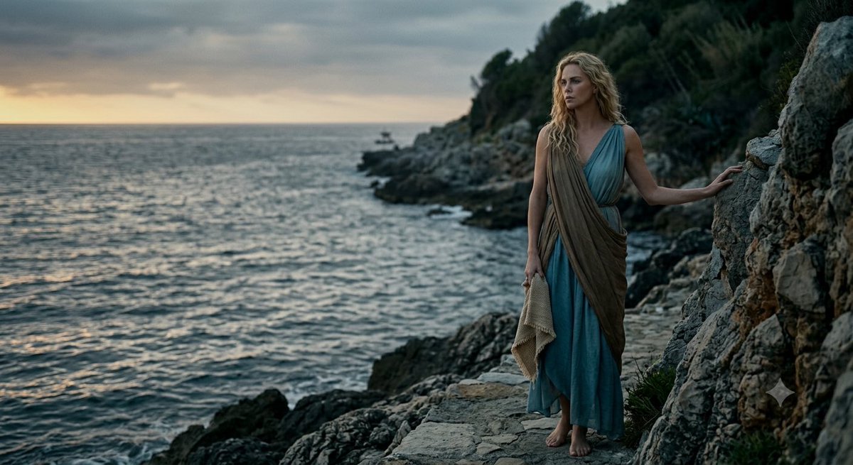 confusedtayo's tweet photo. Calypso was banished to Ogygia by the gods because she was the daughter of the Titan Atlas and she was cursed never to leave the island, she’s destined to watch men wash ashore, fall in love with them, and ultimately lose them. 

no matter how deeply she loves, their hearts will always belong to someone else, and they will always leave her behind.