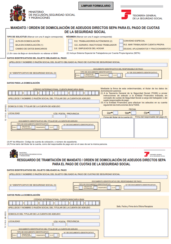 info_TGSS's tweet photo. ¿Es posible pagar mis cuotas como trabajador por cuenta propia desde una cuenta bancaria que no está a mi nombre?
Sí. Puedes domiciliar tus cuotas en una cuenta de otra persona. Para ello, deberás indicar su NIF y aportar el mandato SEPA correspondiente: https://t.co/pZzpu8ZtiH https://t.co/iQbTgsueqy