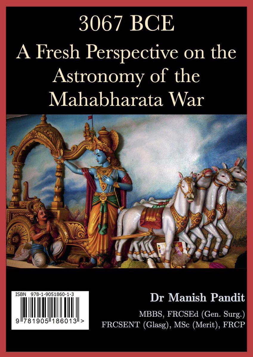 DixitAwakash's tweet photo. Namaste Friends, Second Important Announcement
Those who are coming to Faridabad (Delhi NCR) to participate in the Ganapati Homa Workshop on 08th Aug.2026 can collect a copy of Shri Guruji Dr. Manish Pandit's book, "A Fresh Perspective on the Astronomy of the Mahabharata War: 3067 BCE," during the workshop.
If you would like to purchase a copy and receive it in person at the venue, please DM me in advance so that I can arrange it for you.
Thank you. 🙏

cc: @mmpandit, @25_shivansh