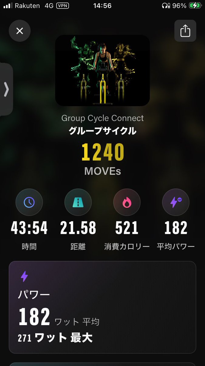 donj_2's tweet photo. スピンバイク1セット521 kcal + クロストレーナ�� 261 kcal 計 782 kcal。 https://t.co/EBxaGkY6Qu