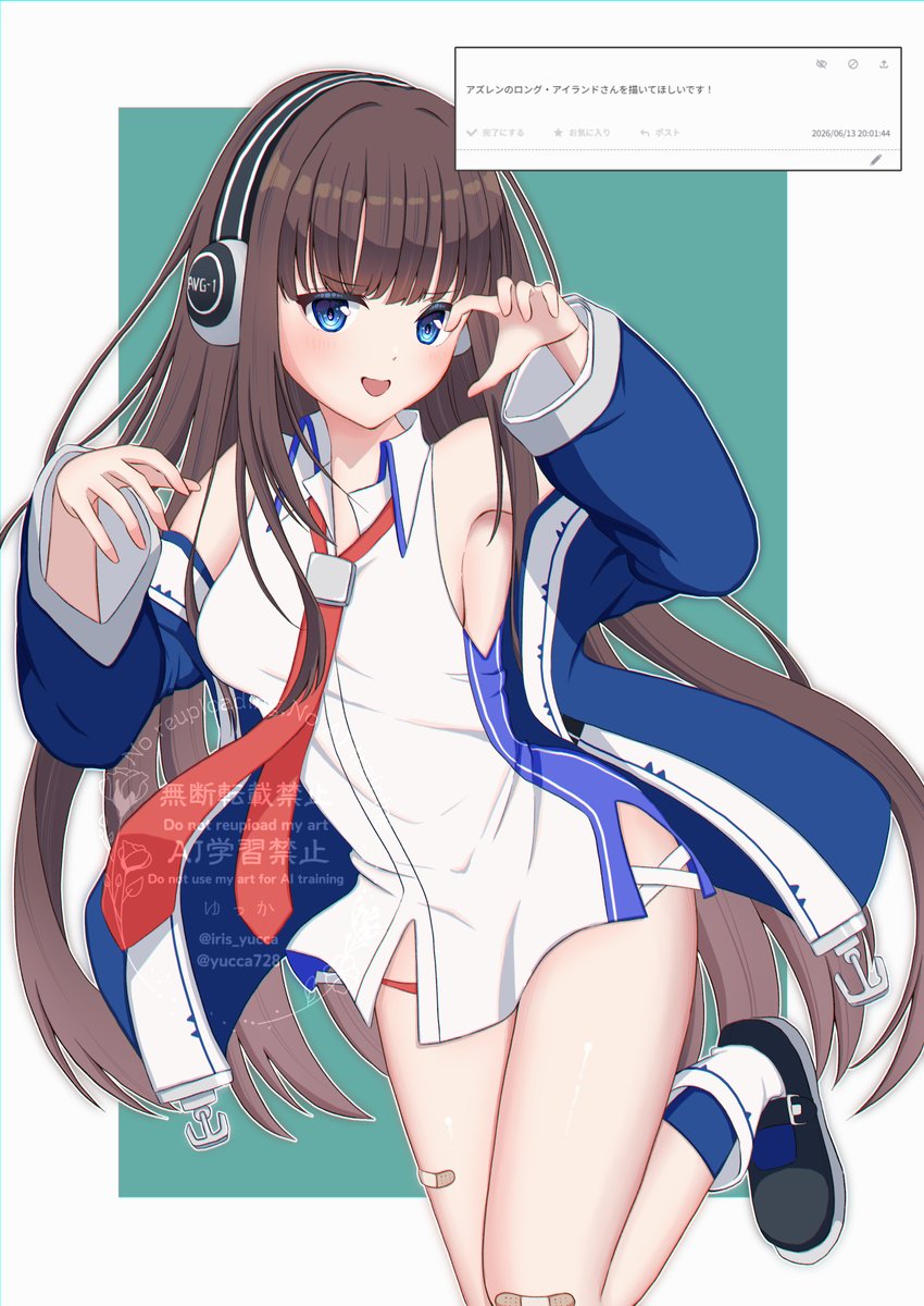 iris_yucca's tweet photo. お題箱よりロング･アイランド

「怖がらせちゃうからね～」
#アズレン　#AzurLane https://t.co/aLfISkgPoA