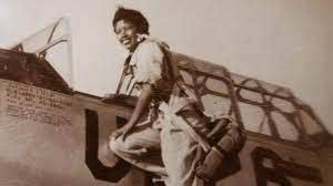 CalBearsHistory's tweet photo. Maggie Gee, Class of 1948, was born August 5, 1923. She left Cal in 1942 to join the Women's Airforce Service Pilots (WASPs) in World War II, one of only two Chinese-American women pilots. Since women were not allowed in combat, she trained male pilots and ferried planes. https://t.co/sYw6040SAb