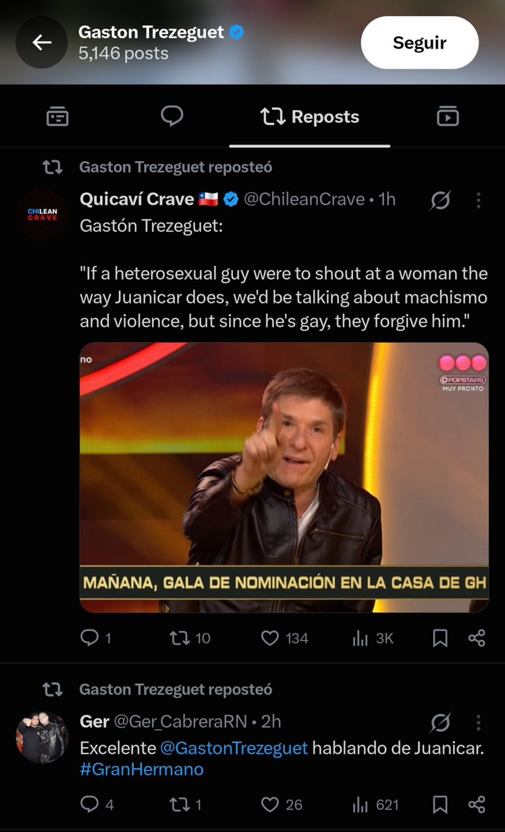 NanyCristal's tweet photo. La familia de @Juanicar2 debería tomar acciones como hicieron con @laubfal el odio que desparramé Gastón por Juani da miedo real.
#GranHermanoGeneraciónDorada 
Miren a las cosas que les da rt? Re loco generando odio y después hablan del fandom del amor y bla. https://t.co/PPSGySINvP