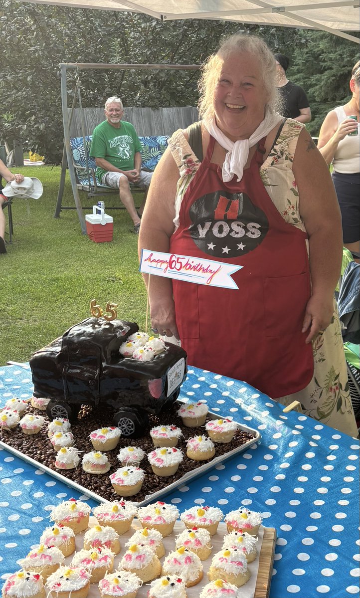 scottieschicken's tweet photo. What an amazing July! Spent whole month celebrating turning 65. Why? Because my Beloved passed at 64 in 2020. I’m so incredibly fortunate. Maybe I’m not #1 in anyone’s ❤️, but I’ll take #3, 65, or 104 by family/friends any day. #grateful #loved #birthday #EmmaLake #Saskatoon 🐓🫶 https://t.co/jqt9r0Pg0X