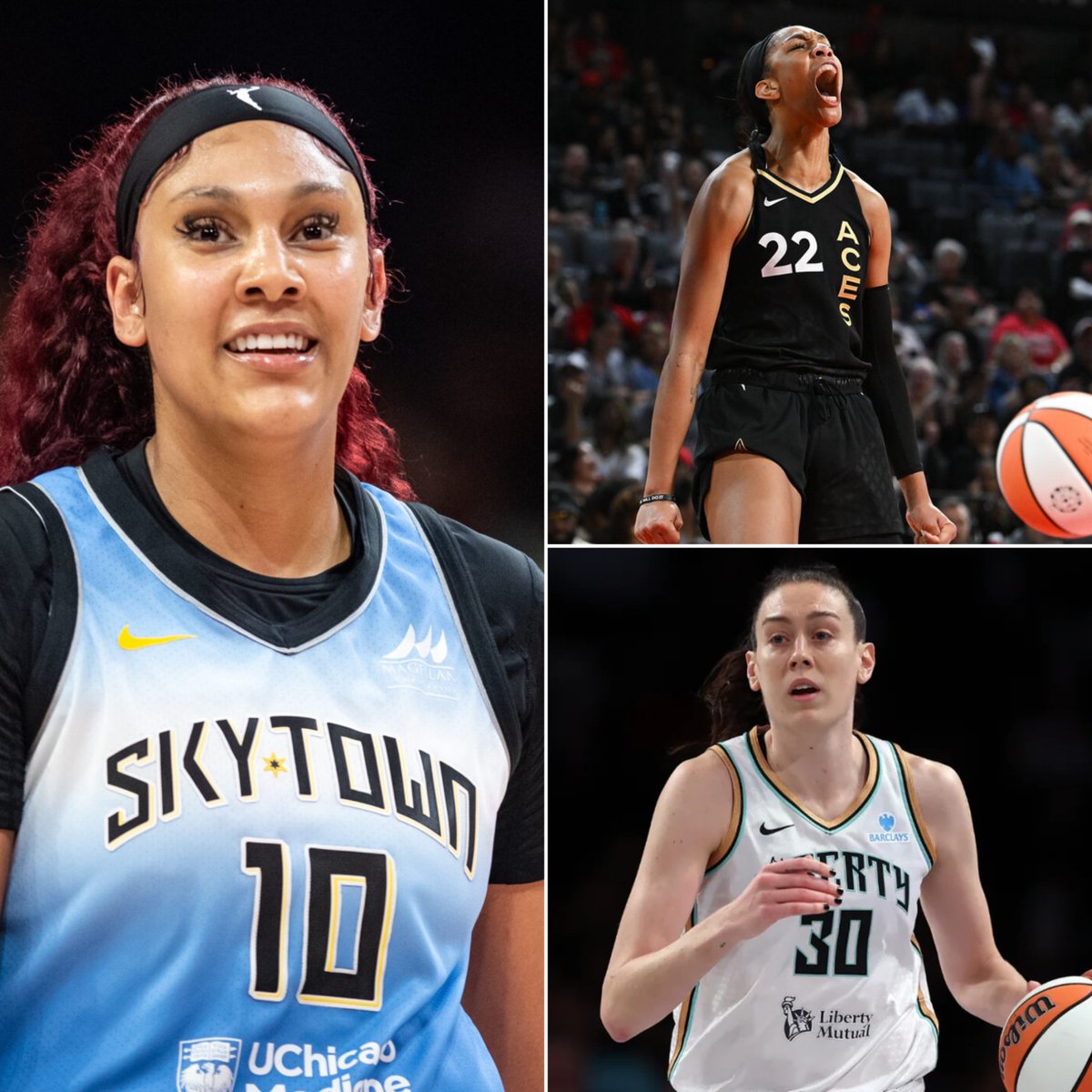 brasilcoast2's tweet photo. 📊 Jogadoras da temporada 2026 da WNBA com pelo menos 400 PONTOS, 250 REBOTES e 40 TOCOS:

- A’ja Wilson (4x MVP)
- Breanna Stewart (2x MVP)
- KAMILLA CARDOSO

Fim da lista. https://t.co/DsnU9ggZ0S