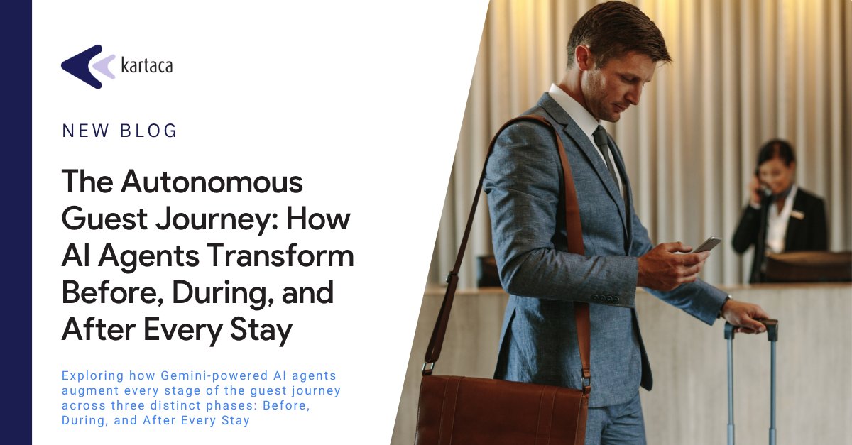 KartacaOfficial's tweet photo. Today's guests expect personalized experiences from booking to check-out.
With Google Cloud's Gemini Enterprise Agent Platform, AI agents can:
🏨 Recommend ideal rooms
💬 Coordinate real-time ops
🎁 Create tailored offers
Read more 👉 https://t.co/m2C6OMXhty
#kartaca https://t.co/mvaAVJigBK