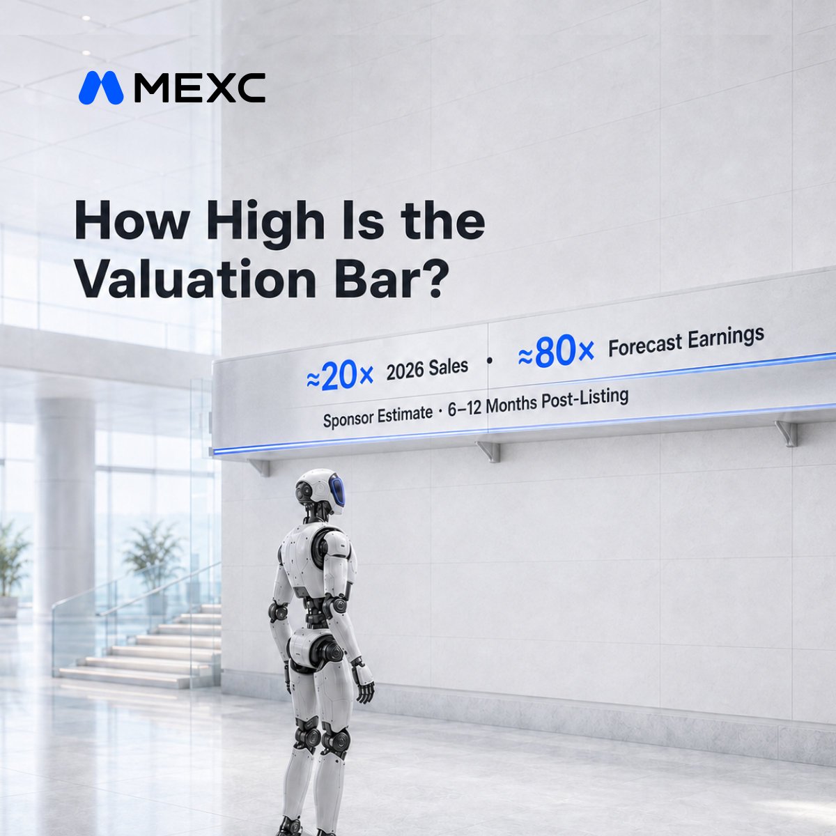 MEXC's tweet photo. Unitree’s robot hype is getting a price tag. 

The growth is real. But does the valuation run ahead of it?

Growth story or valuation trap? 👇