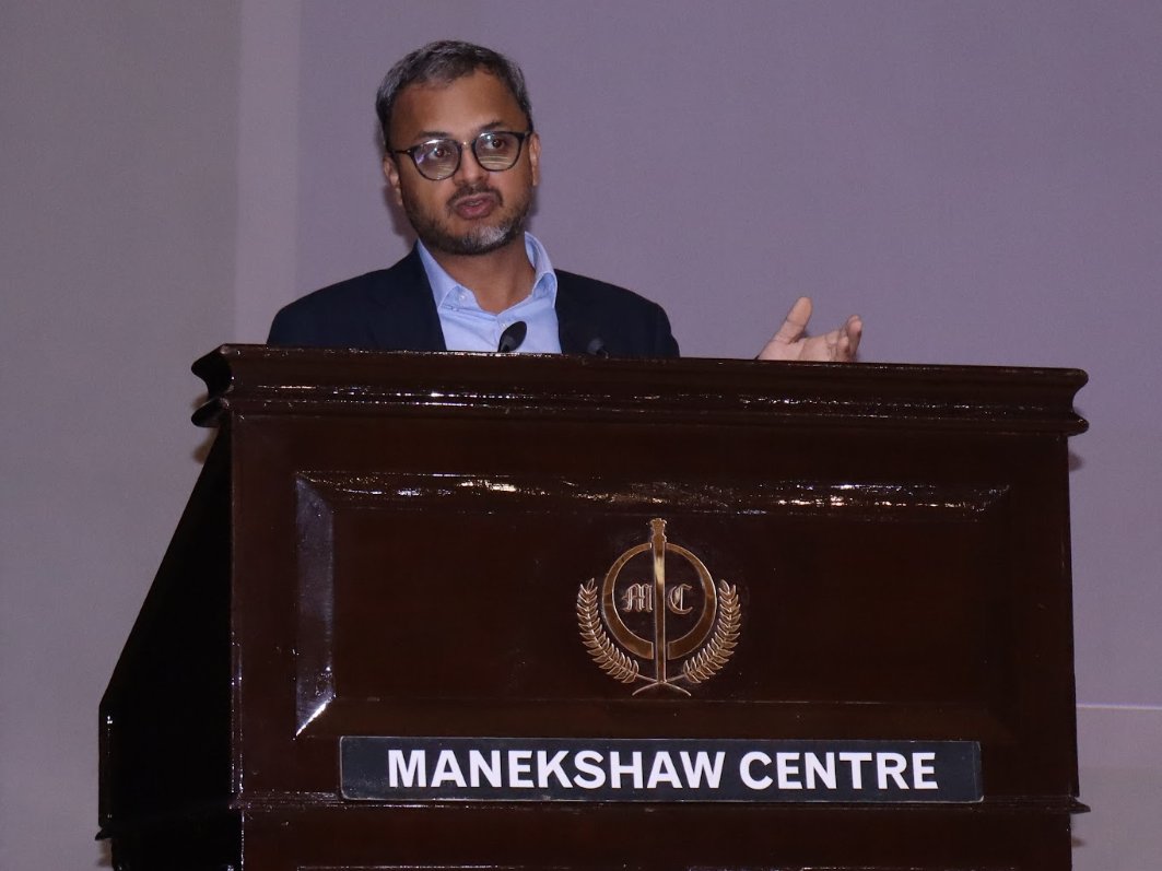 CENJOWS's tweet photo. #CENJOWS_FWC4
Weaponizing Information & AI Tools ππ§
Mr Bhuvan Bagga (AFP) took the stage at FWC 4.0 to analyse how cognitive tools, deepfakes, and automated media manipulate public perception and strategic decision-making.
#FWC4 #Disinformation #CognitiveTools #MediaWarfare #HQIDS #CENJOWS
@HQ_IDS_India @adgpi @indiannavy @IAF_MCC
@IDSAIndia @ICWA_NewDelhi @OfficialCLAWSIN
@USIofIndia @CAPS_INDIA @nmfindia @vifindia
@orfonline @CSEP_Org @CSDR_India
@ChintanResearch