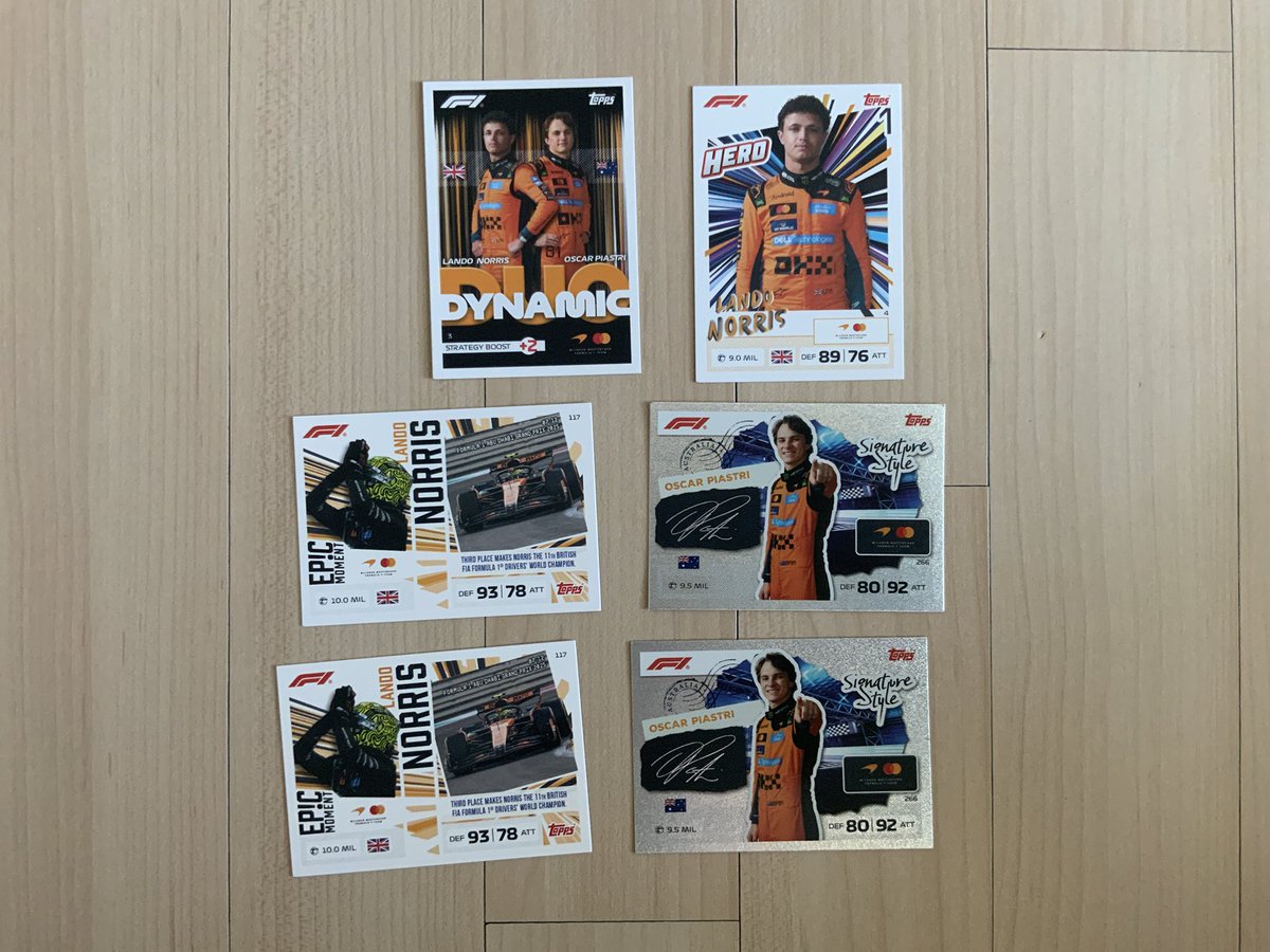 zyn_box's tweet photo. F1 topps Turbo Attax 탑스 터보 어택 교환
팀별 교환 카드 목록( ��라렌, 메르, 레드불, 페라리) https://t.co/d1alzRIqvy