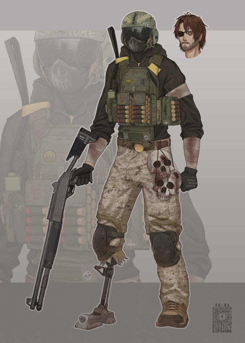edzact_ly's tweet photo. Shotgunner || art commission https://t.co/w3uxfyQLQT