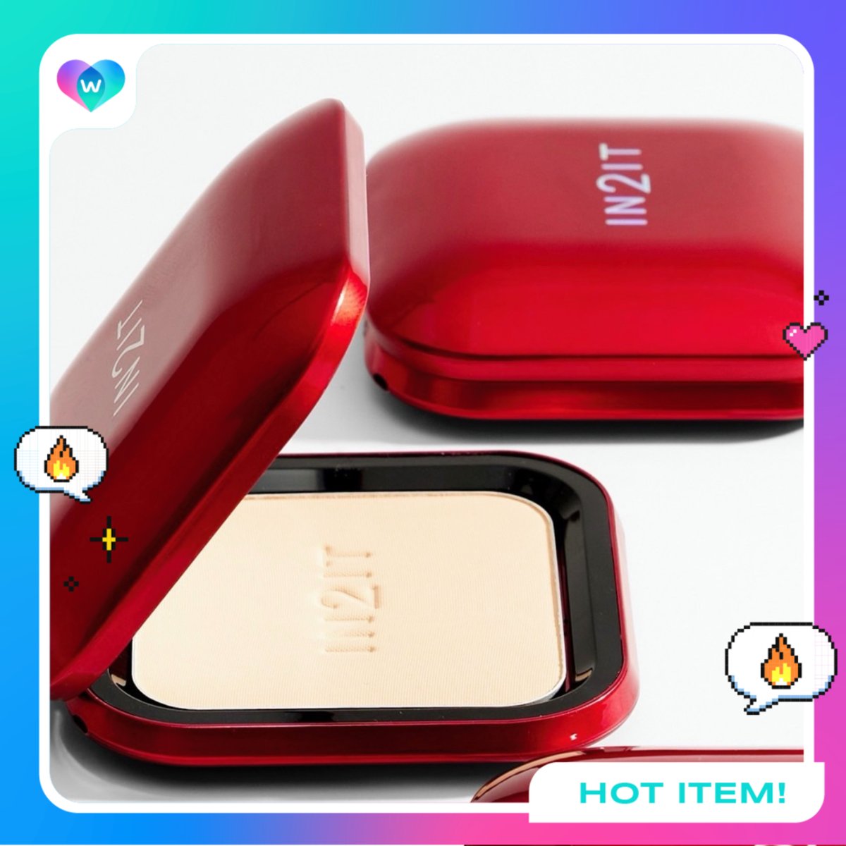 WatsonsThailand's tweet photo. งานผิวเนียนกริบแบบไม่ต้องพึ่งฟิลเตอร์! ✨
#IN2IT ULTRA SMOOTH POWDER PACT แป้งพัฟผสมรองพื้น เบลอผิว คุมมันนาน 12 ชม. พร้อม SPF35 PA+++ ☀️
💬ลองแล้วมาป้ายยาที่ https://t.co/5vCyn0k7oA
🛒https://t.co/S2BYKYI6zI
#รีวิววัตสัน #ASWatson185
#แป้งแดงสายแกลม #WatsonsCommunity https://t.co/Zq0415OEho
