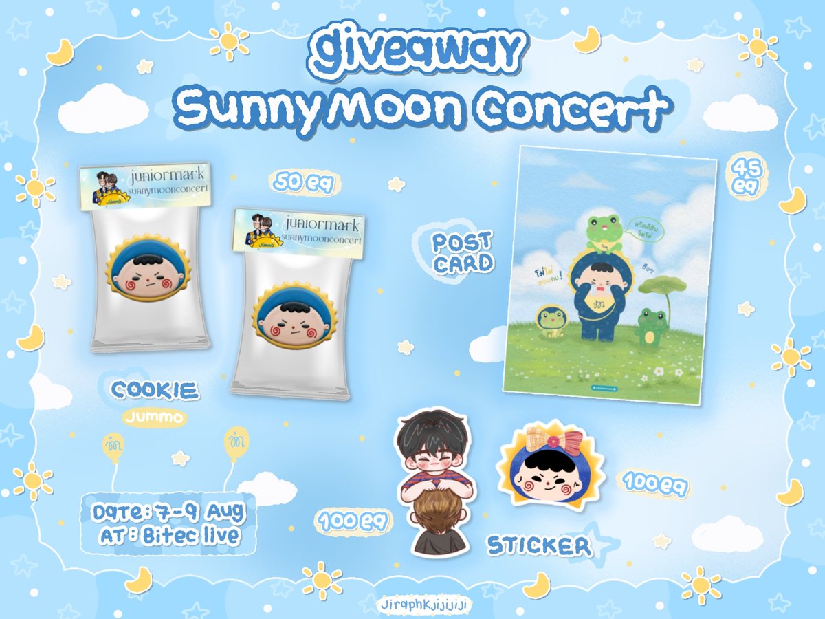 Jiraphkjijijiji's tweet photo. มาช้าแต่มาน้าาาาา 
💛 giveaway for 💙
 #JuniorMarkConcert 🌞🌜🌟

 Date : 7-9 Aug 26
 Location : Bitec live
มารับกันเยอะๆนะ ถ้าไม่มีคนรับ ขออนุญาติใส่มือทุกคนนน🥺🥺 
(ปล.รับแลกนะคะ แต่ไม่เยอะ)

#JuniorMark #junniorr #markjrtn #Jummo https://t.co/iUUH99GQ9C