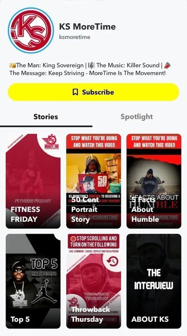 KSMoreTime's tweet photo. 📣 Yo #Snapchat crew support your boy and follow my adventures and stories.

➡ https://t.co/FnESVk6slB

#AddMeOnSnapchat #Snapchat https://t.co/XjaLBRNDZl