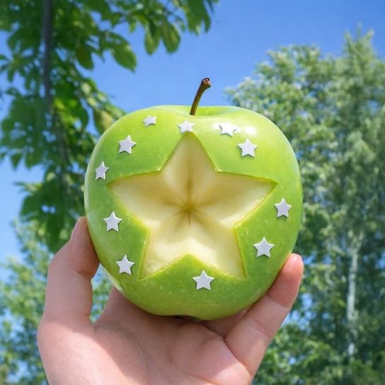 _littlethicket's tweet photo. stars in my apple https://t.co/mPrDe0GHAz