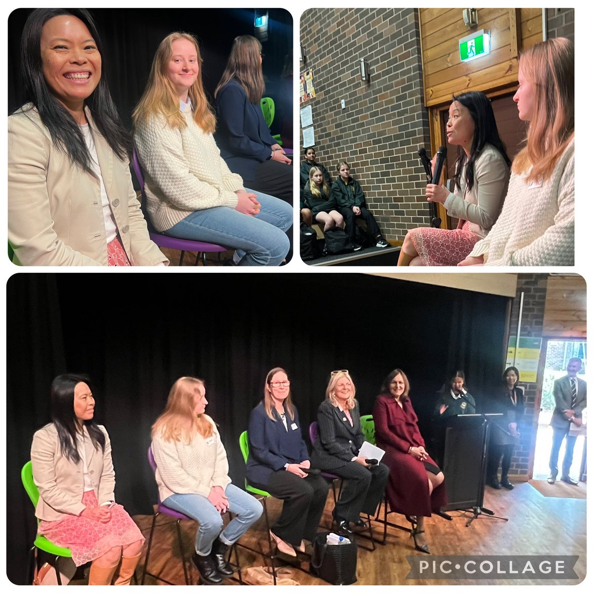 LilaMularczyk's tweet photo. NSW pub. schools celebrate quality, excellence &amp; strength to the social fabric of our communities. Amplified @ Pub.  Ed. Wk. TY Concord HS &amp; @aliceleung - a panel of Public Ed grads sharing leadership with female Sts.@pruecar @dizdarm @NSWSPC @nswppa @johnqgoh @PEFOZ @JaneCaro https://t.co/TTClLsw7jU