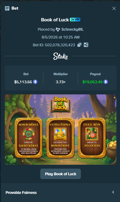 KnockoutLabs's tweet photo. Schnecky starting the morning with a good hit on Book of Luck, not a bad way to start the day.

RT + drop your username below if you want to try out the game. https://t.co/ldy8r96MR4