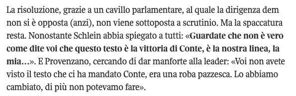 Phastidio's tweet photo. Se la frase riportata è vera, possiamo dire che al Partito decomposto hanno almeno un futuro come cabarettisti falliti

Spese militari, lo psicodramma nel Pd. Dalla rabbia dei riformisti per la risoluzione «filo-Conte» al salvataggio last minute https://t.co/vp1JICixxT https://t.co/intIE1Cp9s