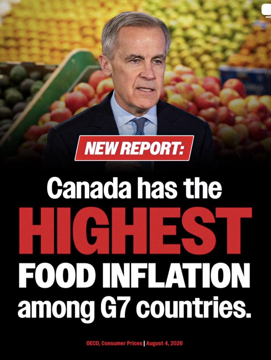 KerryDiotte's tweet photo. Liberal PM Mark Carney said judge him based on prices at the grocery store. So, is he failing by his own standards? https://t.co/ovcrvhIzuf