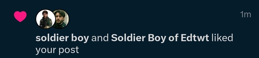 homeIndr's tweet photo. soldier boy and his evil twin https://t.co/VCS2PgBcDq