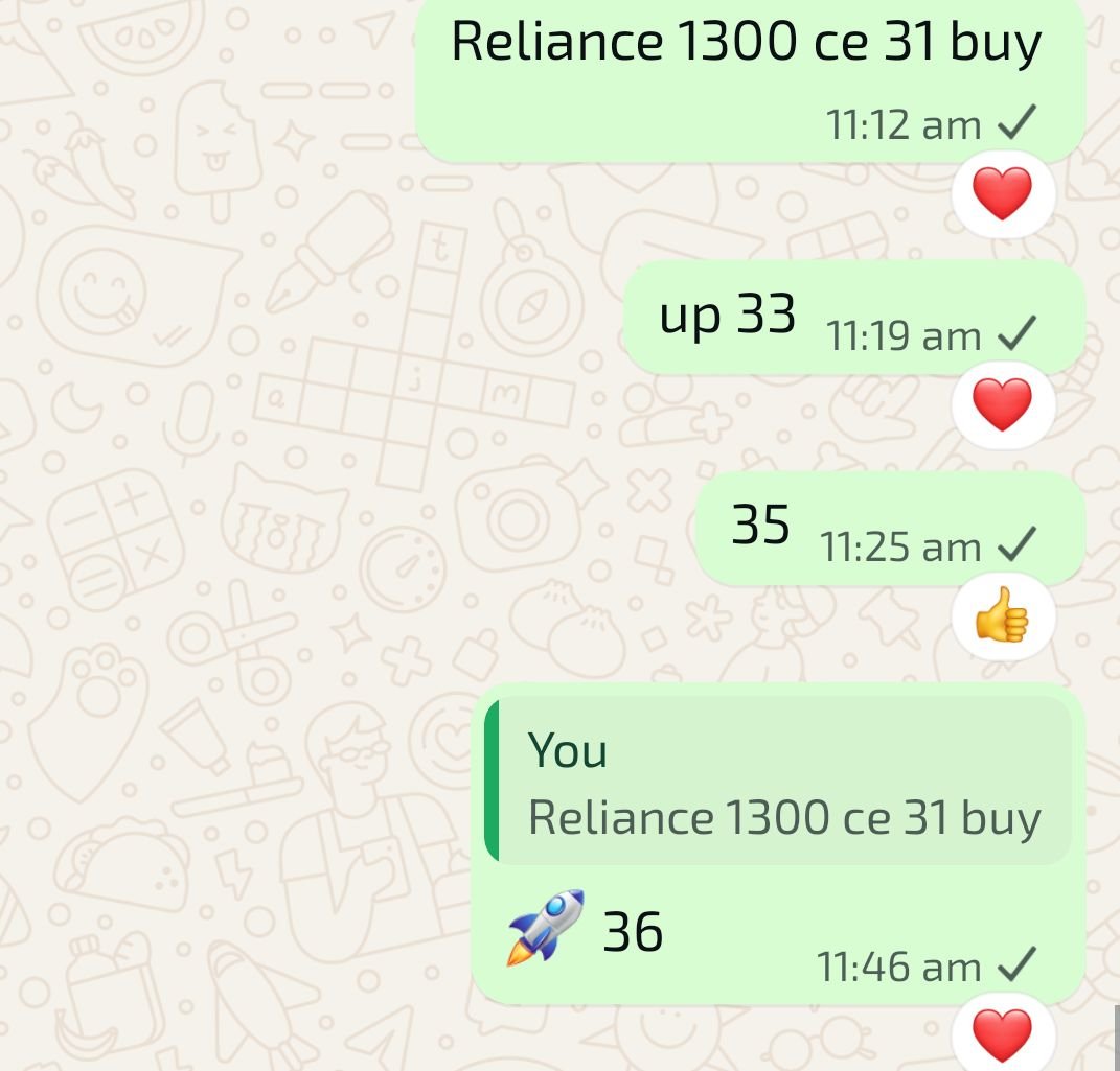 prakashkrdoshi's tweet photo. Reliance 1300 ce 31 buy 🚀 35.50 profit booked https://t.co/tiU6fhnMTh