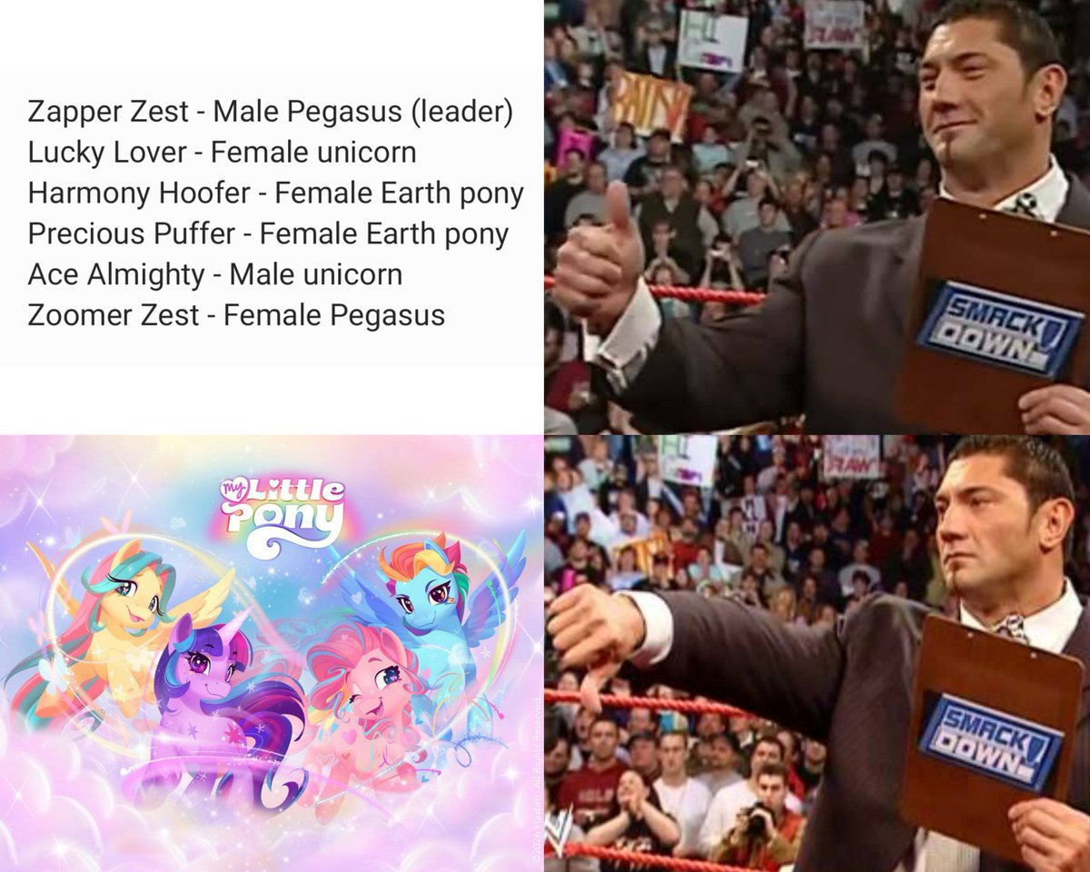 Lakerfan2414's tweet photo. Somebody do something with MLP G6. It's almost as worst than the previous gens.
#SaveMLPG5
#SaveMyLittlePonyG5
#BoycottMyLittlePony
#BoycottMyLittlePonyG6 https://t.co/HxHOAcjYiv