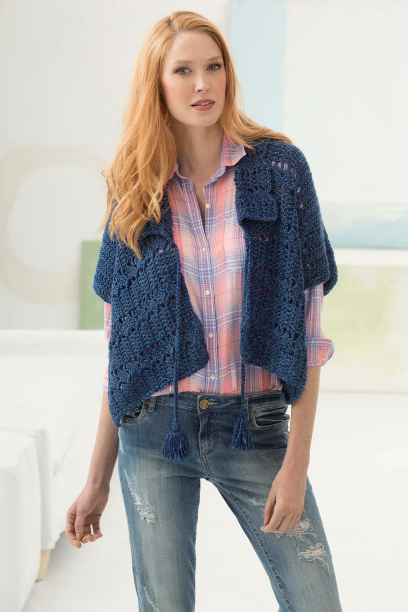 ecojoyknits's tweet photo. School starts again this month. Note to my younger self. “Don’t speak like a dumb Valley Girl. It’s not cool.”
Lion Brand - Shawl Collar Bollero
#freecrochetpattern #naturalfibers #plasticfreecrochet #endtheplasticera
#backtoschoolcrochet
https://t.co/VwjrJM0UdD https://t.co/pxYErTHb0i