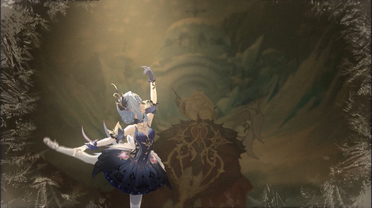 tohermajesty's tweet photo. In Odette’s trailer, you can briefly see Signora walking into the Sanctuary of Mourning, so I guess it’s not just Rosalyne’s mausoleum after all, but a shared memorial? https://t.co/cLph6k29Hx